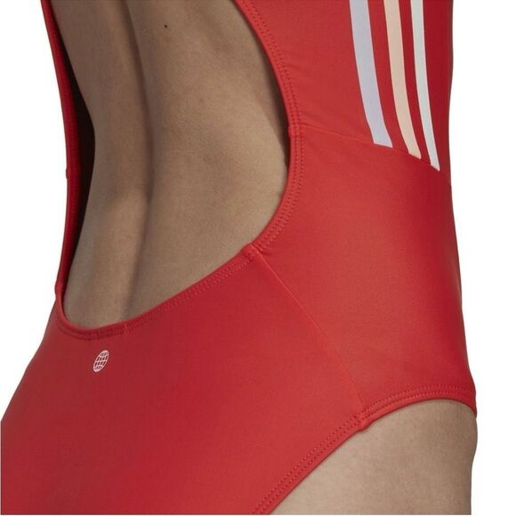 NWT Adidas Women's 3 Stripe‎ Mid Swimsuit One Piece Swim Size 2 Sz XS Small - Picture 4 of 9